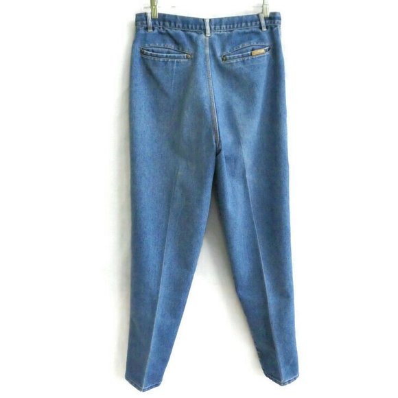 PS Gitano 80s Denim Jeans Ultra High Waist Tapered Leg 14 30 x 30 - Picture 4 of 12